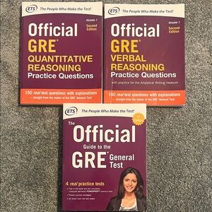 Official GRE Test Prep Books Set